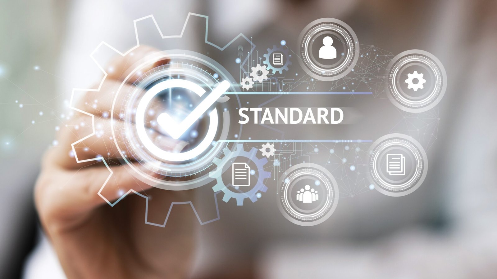 standard quality control collage concept